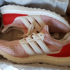 adidas ultra boost chalk white active red